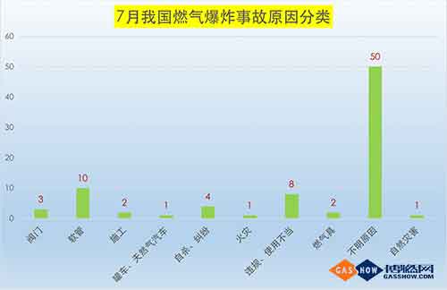  2017年7月我國(guó)燃?xì)獗ㄊ鹿史治鰣?bào)告