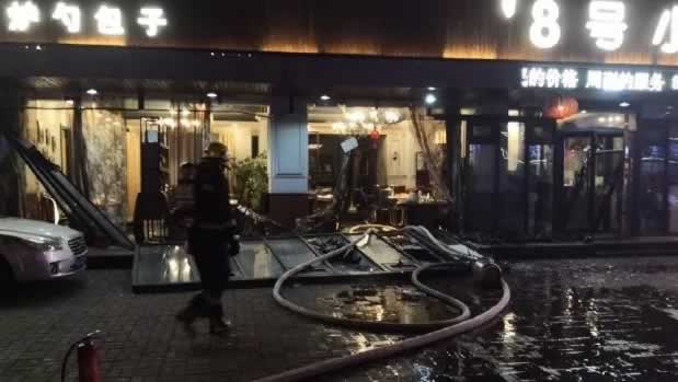 長(zhǎng)春一飯店煤氣泄漏爆炸致5傷 附近居民：爆炸聲像打雷